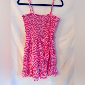 Zebra print mini dress. Size medium